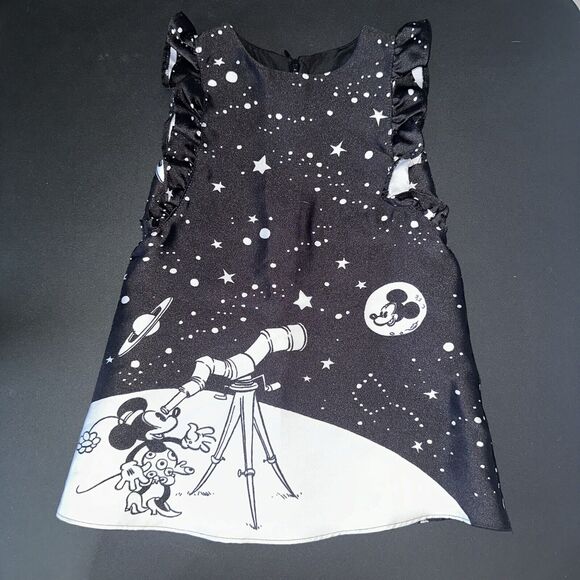 Pippa & Julie Other - Pippa & Julie X Disney Girls Youth Mickey And Minnie Space A-Line Dress Size 2T